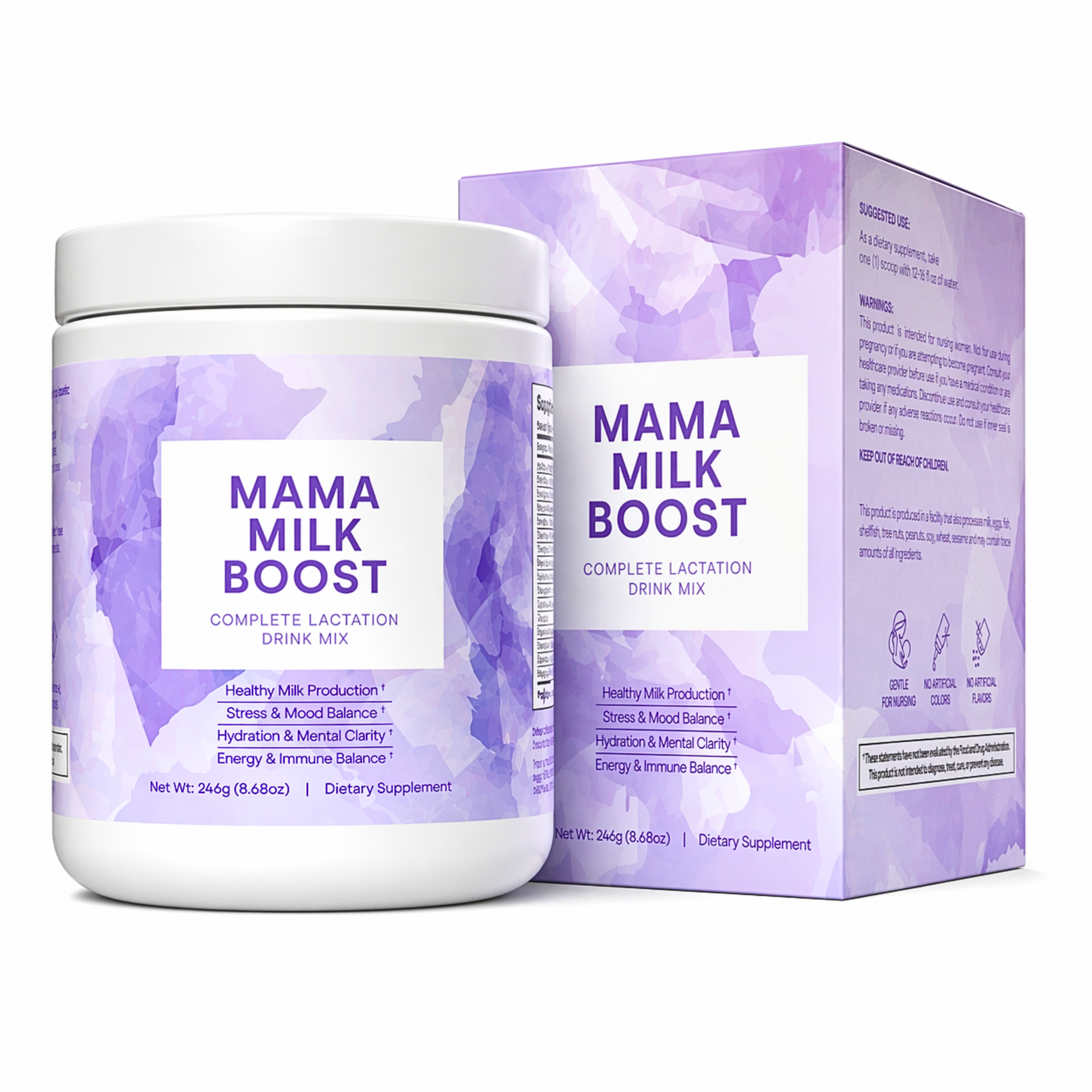 Mama Milk Boost - Complete Lactation Drink Mix Smoothie Supplement